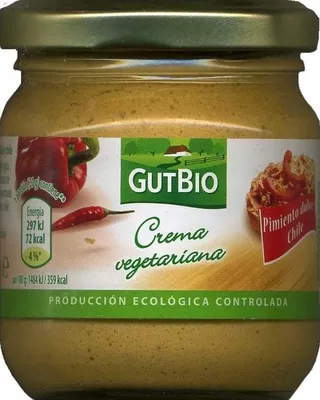 Crema vegetariana Pimiento dulce Chile GutBio 180 g, code 2000000023733