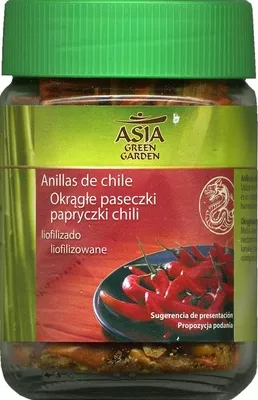 Anillas de chile liofilizado Asia Green Garden 10 g, code 2000000024104