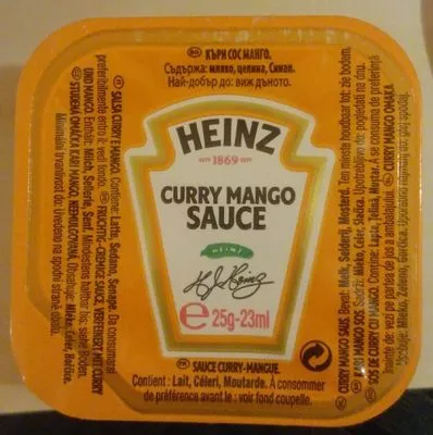 Curry Mango Sauce Heinz, Burger King 25 g (23 ml), code 2000000041830