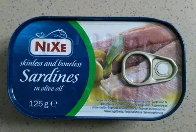 Sardines à l'huile d'olive Nixe 125 g, code 20046231
