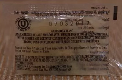 Gari Shoga Blanc Foodex 4 g, code 200567