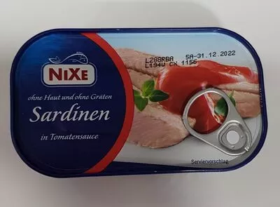 Sardinen in Tomatensauce Nixe 125g, code 20106317