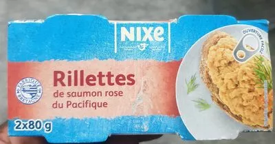 Rillettes de saumon rose du Pacifique, aromatisées Nixe 2 x 80 g, code 20183080