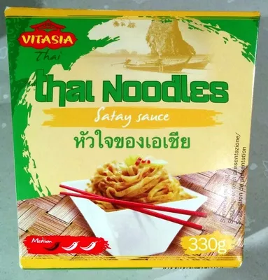 Mild heat thai noodles with satay sauce, mild vitasia, Vitasia Thai 330 g, code 20224578