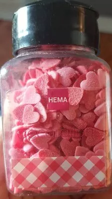 Decoration Heart in Sugar Hema 48 g, code 2037195299993