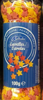 Estrellas decoracion pasteleria Belbake 100 g e, code 20501754