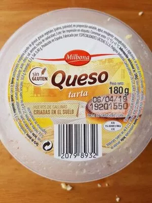 Tarta de queso Milbona 180 g, code 20798932