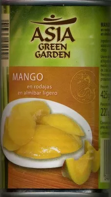 Mango en rodajas en almíbar ligero Asia Green Garden 425 g (neto), 220 g (escurrido), 425 ml, code 24043304