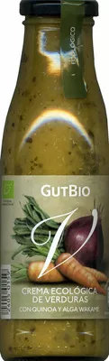 Crema ecológica de verduras con quinoa y alga wakame GutBio 490 g (neto), 500 ml, code 24050159
