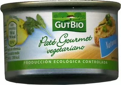 Paté vegetariano GutBio 125 g, code 24051705