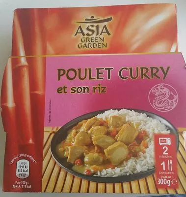 Poulet curry et son riz Asia Green Garden 300 g, code 26021287
