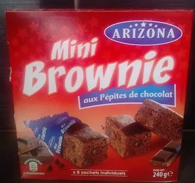 mini Brownie aux pepites de chocolat Arizona 240 g e (8 * 30 g), code 26035284