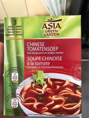 Soupe chinoise à la tomate Asia Green Garden, Aldi 54 g (3 * 18 g e), code 27047514
