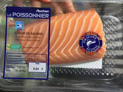 coeur de saumon Auchan , code 2826373057995