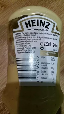 Moutarde de Dijon heinz 220 ml, code 30108974