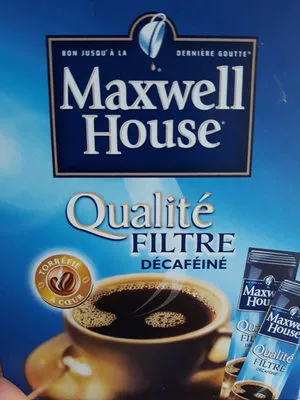 maxwell house qualité filtre decaféiné kraft foods, Maxwell House 25 x 2g, code 3014680035808