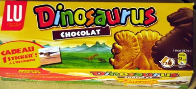 Dinosaurus Chocolat LU, Kraft Foods 225 g (3*4 biscuits), code 3017760012379