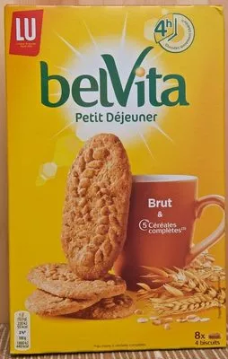 Belvita - Petit Déjeuner - Brut 5 & Céréales Complètes Belvita, LU, Kraft Foods 400 g, code 3017760515290
