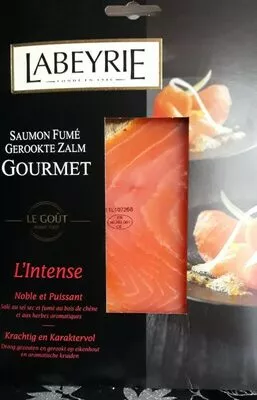 Gourmet saumon fumé Labeyrie , code 3033610065470