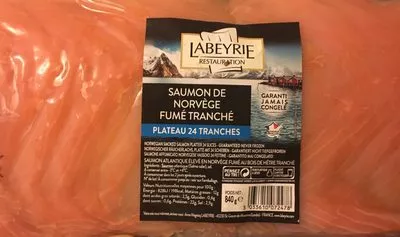 Saumon de Norvège Fumé Labeyrie 840 g, code 3033610072478