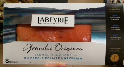 Saumon fumé iodé de Norvège Labeyrie 310 g, code 3033610076360