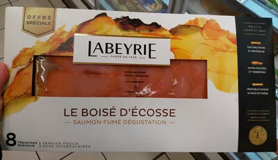 Saumon fumé dégustation - L'Ecosse Labeyrie 270 g, code 3033610076667