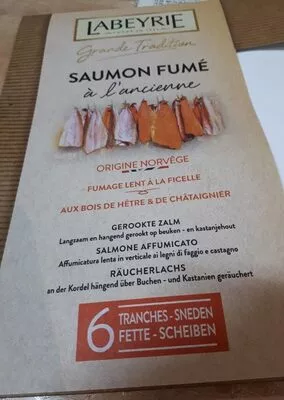 Saumon fumé Labeyrie , code 3033610078906