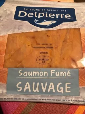 Saumon fume sauvage Delpierre , code 3038680003407