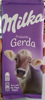 Gerda - Chocolat au lait du Pays Alpin Milka, Kraft Foods 200 g, code 3045140105106