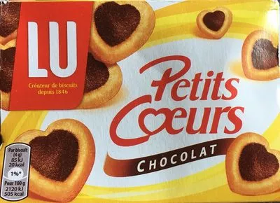 Petits coeurs chocolat LU, Mondelez, Kraft Foods 125 g, code 3056440032696