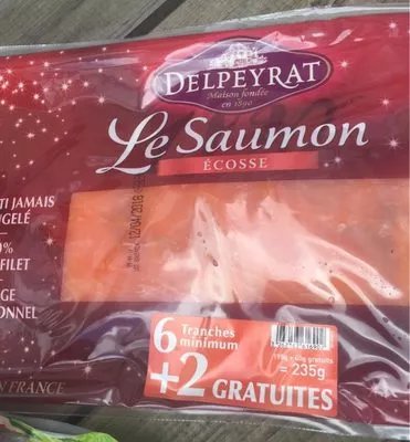 Saumon Fumé Delpeyrat 235 g (195g+40g gratuit), code 3067163616902