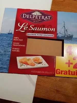 Saumon fumé sauvage Delpeyrat , code 3067163636337