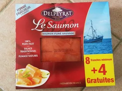Le saumon fumé sauvage Delpeyrat , code 3067163637440