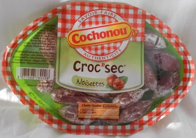Croc'sec Noisettes Cochonou, Jean Caby 120 g, code 3071508789008