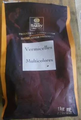 Vermicelles Multicolores Cacao Barry 1 kg, code 3073417500750