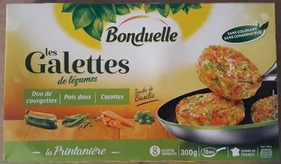 Galettes La Printanière - Duo de courgettes et petits légumes Bonduelle 300 g, code 3083680630153