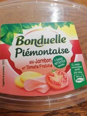 Piémontaise au jambon et tomate fraiche Bonduelle 320 g, code 3083681124668