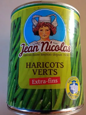 Haricots Verts(Égouttés Solides, en Conserve) Jean Nicolas , code 3156250132118