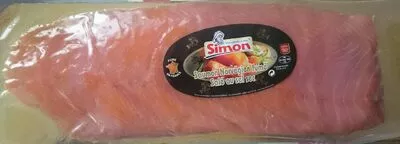 Saumon norvégien fumé salé au sel sec Simon 600 g, code 3164060730752