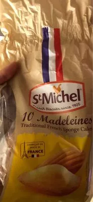 Madeleines 10 traditional french sponge cakes, madeleines St Michel 250 g, code 3178530407921