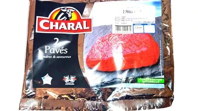 2 pavés Charal 280g, code 3181232201032