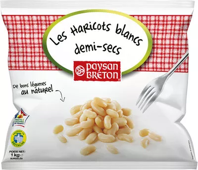 Haricots blancs demi secs Paysan breton 1 kg, code 3184036763409