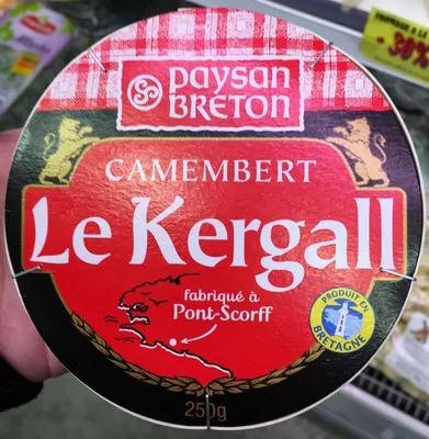 Camembert Le Kergall (23 % MG) Paysan Breton 250 g, code 3218930521008