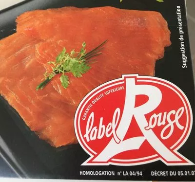 Le Subtil Saumon fumé élevé en Norvege label rouge Casino Delices 4 tranches (160 g), code 3222475477942