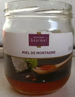 Miel de montagne Monoprix Gourmet, Monoprix 500 g, code 3248650061713