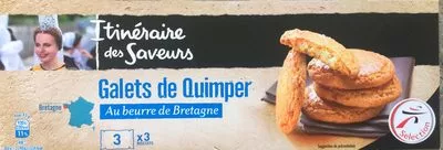 Galets de Quimper au beurre de Bretagne Itinéraire des Saveurs, Chabrior 125 g, code 3250390266983