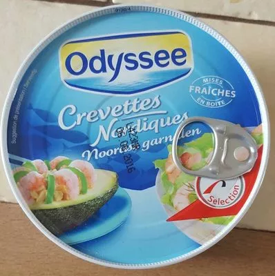 Crevettes nordiques Odyssée 165 g (100 g égoutté), code 3250390459200