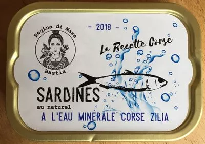 Sardines Au Naturel à l'Eau Minerale Corse Zilia Regina di Mare 115g, code 3251870003173
