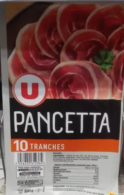 Pancetta 10 tranches U 100 g, code 3256220612364