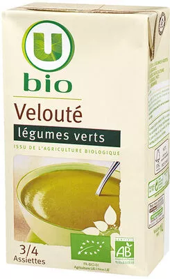 Velouté de légumes verts bio U Bio,  U 1 l, code 3256225147670